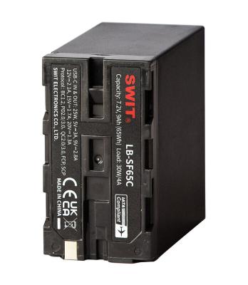 SWIT LB-SF65C 65Wh NP-F battery with 12V D-tap & USB-C IN STOCK